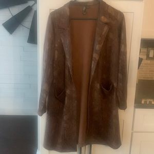 Women’s long cardigan jacket